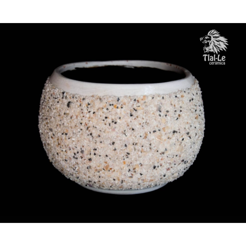 Maceta de Piedrita "Globo Tlal-le"